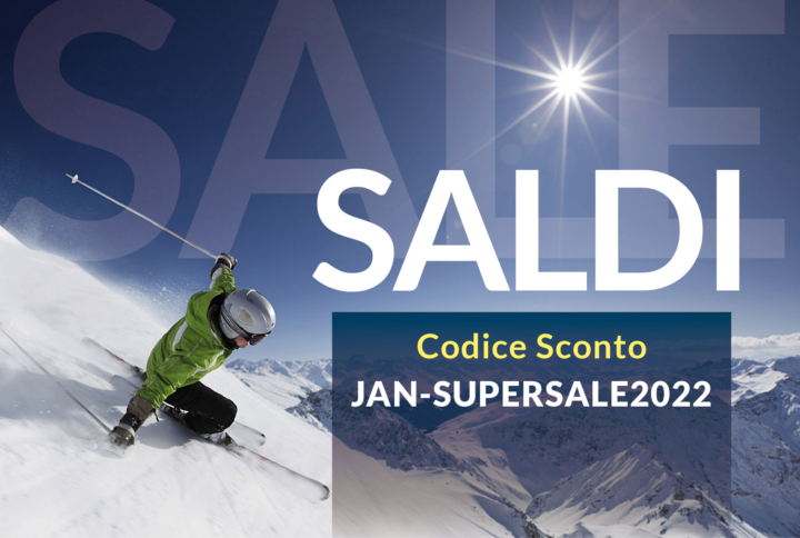 Gennaio con i saldi, il codice che aspettavi: JAN-SUPERSALE2022