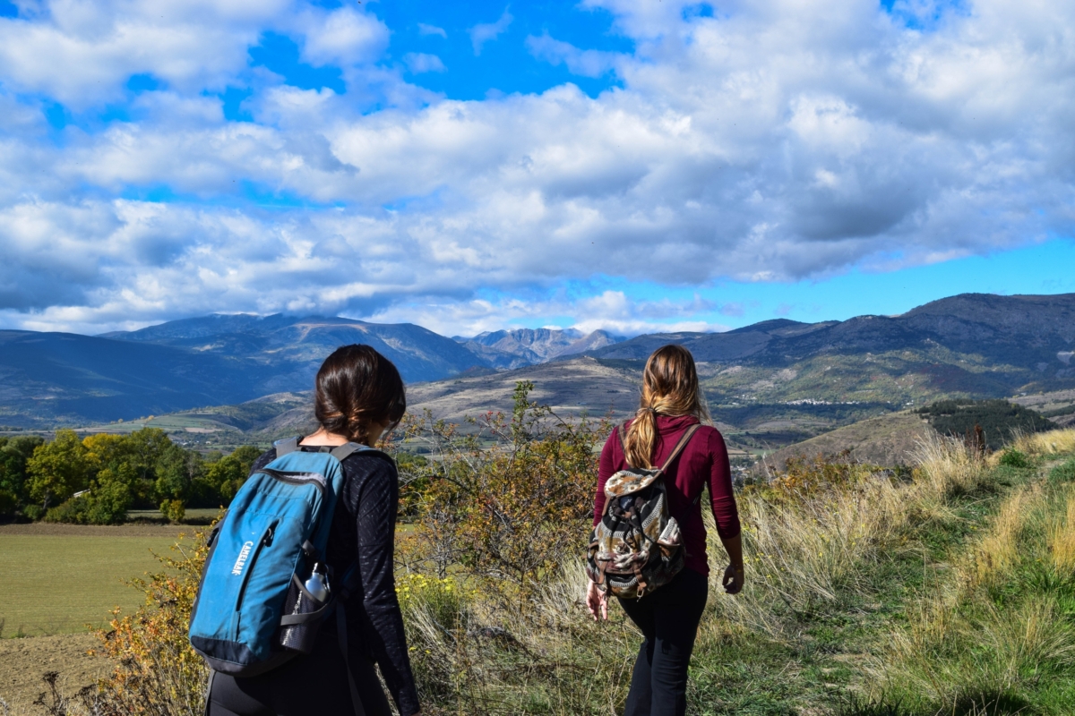 Human al servizio delle camminate in montagna